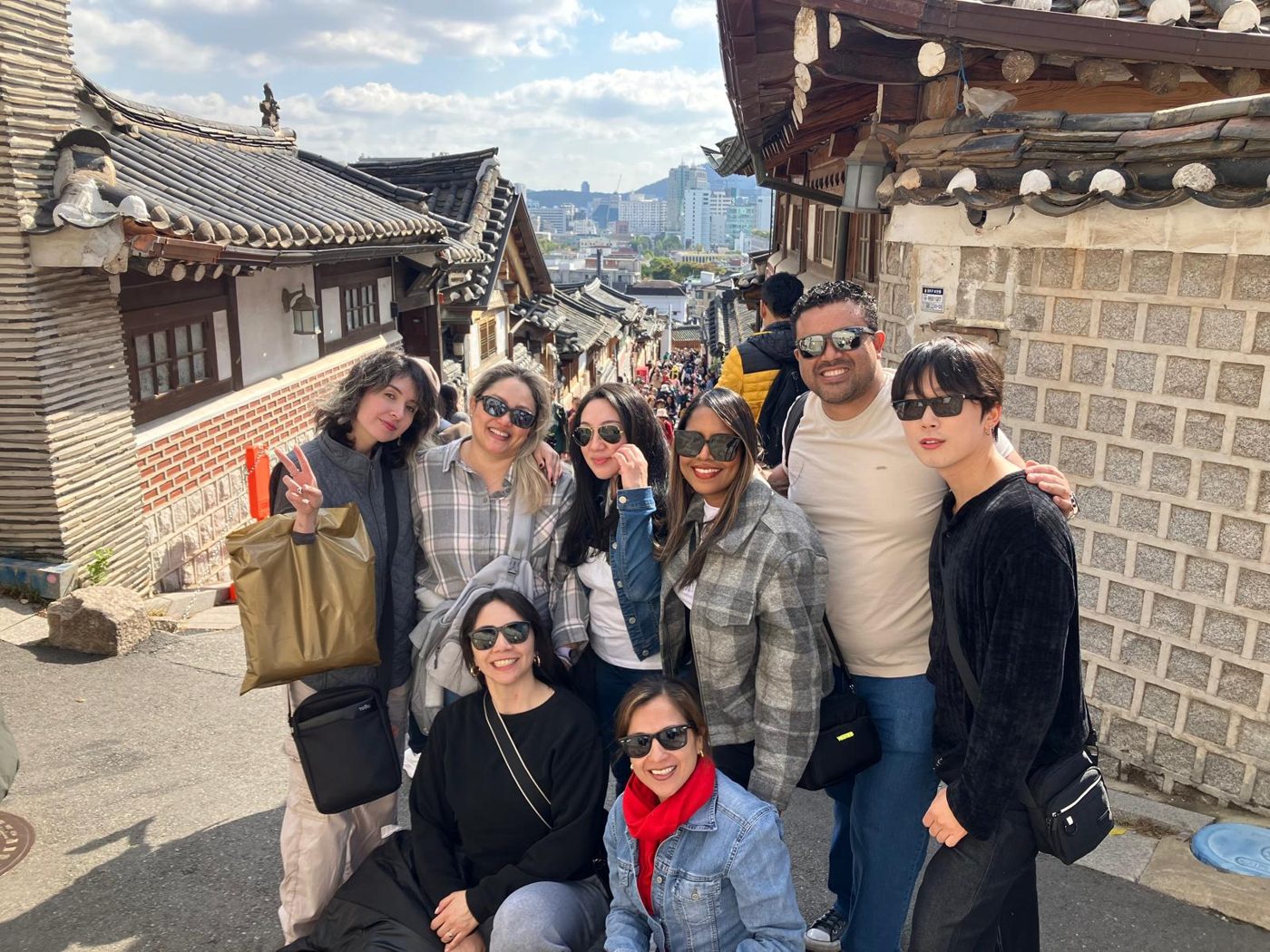 Bukchon Hanok Village en Seúl, Corea del Sur